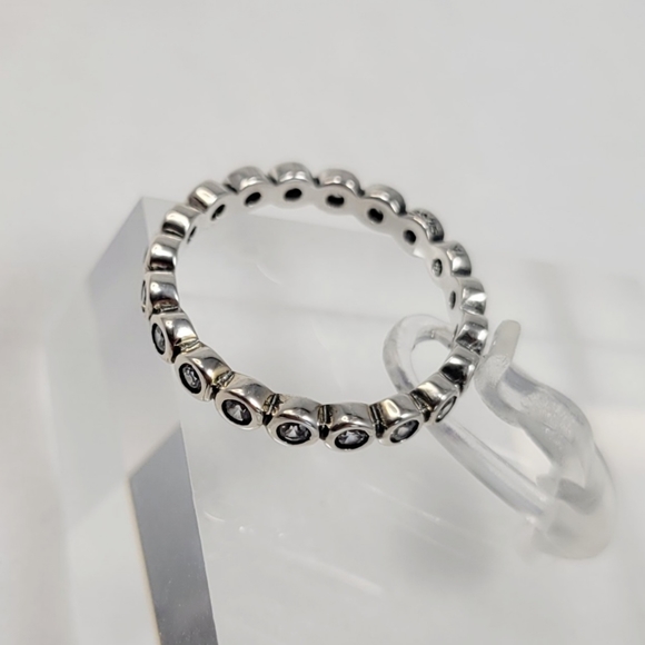 Sterling Silver Eternity Band - Picture 7 of 17